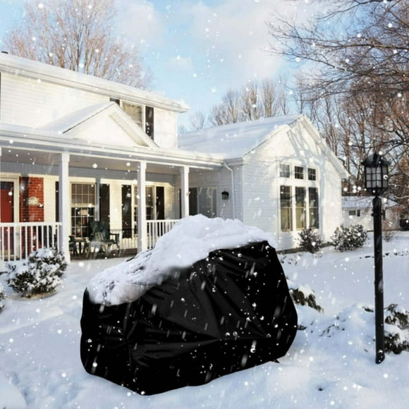 Cubierta protectora para tractor cortacésped La cubierta clásica para nieve le acompaña para hacer frente fácilmente a la protección del equipo contra la nieve.