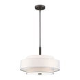 thumbnail image 5 of 52137-92 Livex Lighting Monroe - 4 Light Pendant In Timeless Style-16 Inches Tall and 18 Inches Wide-English Bronze Finish    -Traditional, 5 of 14