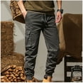 thumbnail image 5 of Kiplyki Mens Sports Pant Flash Fashion Solid Casual Elastic Waist With Pocket Trousers Pants, 5 of 6