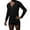 Black, variant on Men's One-Piece Pajamas Jumpsuit, Button-Down Sleepwear Romper for Men Summer Long Sleeve Short Lounge Yoga Jumpsuits S-3XL