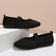 thumbnail image 5 of Amzcrzy Zapatos de mujer,Zapatos de mujer,Zapatillas de mujer, Zapatos planos de punta redonda de color liso para mujer, zapatillas suaves e informales Sandalias Mujer Zapatillas De Casa, 5 of 7