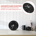 thumbnail image 4 of DECORNIJIA 1 Set Vinyl Records Clock Black Plastic Turntable Design For Home And Office Wall Decoration, 4 of 5