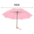thumbnail image 2 of Parapluie de Voyage Pliant avec Poignée en Forme de Canard, Protection Solaire, Imperméable, pour Rose, 2 of 8