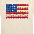 thumbnail image 2 of Instant Message - Flower USA Flag Short Sleeve Graphic T-Shirt, 2 of 5