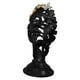 thumbnail image 4 of Escultura de rostro femenino, estante, escultura, decoración, adorno de resina, rostro abstracto Negro, 4 of 9