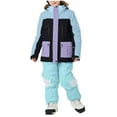 thumbnail image 5 of ATOGUTA Kids Snow Suit Boys Ski Jacket Snow Jacket Pants Suits Windproof Waterproof Winter Coats Size 3T-14 Black, 5 of 5