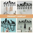 thumbnail image 7 of WAXIAYU Vintage Wall-Mounted Coat Rack with 7 Hooks and 5 Birds Key Holder, 7 of 7