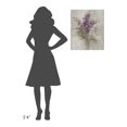 thumbnail image 4 of Global Gallery Albena Hristova 'Purple Larkspur Garden on Grey' Canvas Wall Art, 4 of 4