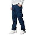 thumbnail image 1 of MATCH Pantalon Cargo Ample Droit Extensible Grande Taille pour Hommes, 1 of 1