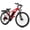Red, variant on Hopepeak Racer 26" Adult Electric Bike, Mountain Ebike with up to 20MPH, 48V 7.8Ah Battery 350W Motor Peak 1000W Electric Bicycle,Unisex (Blue)