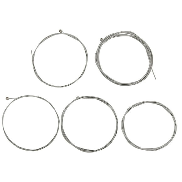 Bass 5 String Sets, Nickel Plated Ball End String Sound Bright Stable for Beginners for Students