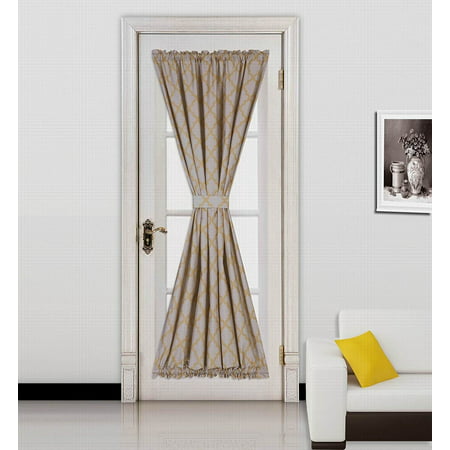  ELLA TAUPE -GOLD 2 Tone Color 1pc French Door 55