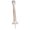 Satin, variant on Emtek 2231 4" Length Solid Brass Baseboard Door Stop - MultiColor
