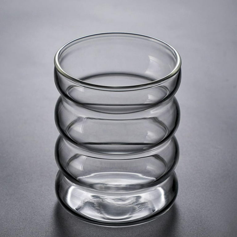 Creative Can Shaped Glass Cup Transparent Water Beer Mug Juice Drinkware  Glasses