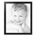 thumbnail image 2 of ArtToFrames 21" x 25" Black Engraved Edges Picture Frame, 21x25 inch Black Wood Poster Frame (WOM-4055), 2 of 8