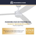 thumbnail image 4 of Prominence Home Journal 52" Ceiling Fan, No Light, Pull Chain Control, White, 4 of 10