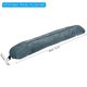 thumbnail image 2 of Uxcell Almohada de Viaje Rellenable Almohada de Cuello de Terciopelo Bolsa de Almacenamiento Almohada en Forma de U Gris, 2 of 7