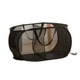 thumbnail image 6 of Fairnull Laundry Basket with Side Pocket Large Capacity Thickened 2 Compartments Multifunctional Sorting Collapsible Mesh Laundry Hamper Bag Clothes Organizer Bathroom Supplies, 6 of 10