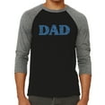 thumbnail image 1 of Men's Raglan Baseball Word Art T-shirt - Dad, 1 of 2