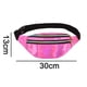 thumbnail image 2 of Riñonera deportiva impermeable y brillante con cinturón ajustable para fiestas rave, festivales, viajes y senderismo, 2 of 5