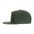 thumbnail image 3 of Decky 6042 5 Panel High Profile Relaxed Cotton Blend Rope Hat-Olive, 3 of 4