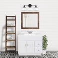 thumbnail image 2 of Concord 37in. Wood Vanity in White with Modern Sink Top Fully Assembled, 2 of 13