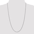 thumbnail image 2 of 14k White Gold 1.2mm Diamond-Cut Spiga Chain, 2 of 3