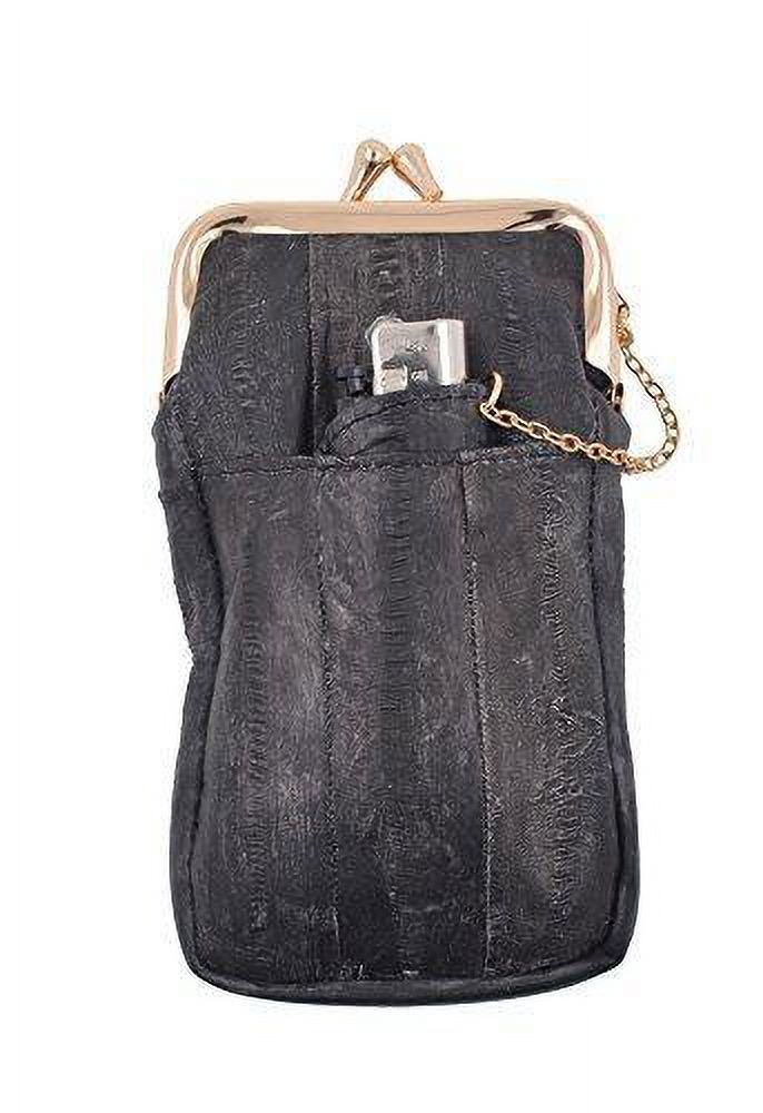 Waterproof Genuine Eel Skin Cigarette Case and Lighter Holder