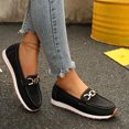 thumbnail image 4 of Women Casual Comfortable Loafers Slip-On Round Toe Soft Bottom, 4 of 10