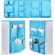 thumbnail image 1 of Organizador de mini refrigerador extendido de 140 x 42 cm. Ideal para el regreso a clases, dormitorio y oficina. Con 11 bolsillos para cubiertos, bebidas y artículos de papel. Imprescindible para la, 1 of 7