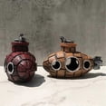 thumbnail image 5 of Fish Tank Submarine Decor: Vintage Aquarium Ornament, Breeding Habitat, Safe PVC Decoration for Aquatic Pets, 5 of 5