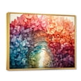 thumbnail image 2 of Designart Rainbow framed wall Art, modern Colorful Rainbow Arch I , Rainbow Large framed wall art decor, Multi-Color Traditional Gold framed wall art, 44x34 inches Gold Frame, 2 of 5