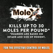 MoleX, Safely Eliminate All Species of Moles - 8oz Bag EcoClear Products 620204-6D