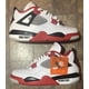 thumbnail image 3 of Ni - ke Jordan 4 Retro Fire Red Size 8.5, 3 of 5