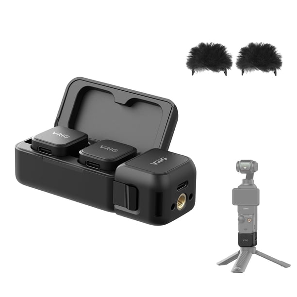 Kit de micrófono inalámbrico VRIG MC-02 para DJI Osmo Pocket 3