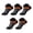 Black, variant on 5 Pairs Mens Ankle Running Socks, VLOOCKLW Breathable Fast-Dry Running & Gym Workout Socks Low Cut Cushioned Athletic Sports Socks