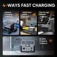 thumbnail image 6 of Steelite Portable Power Station 300W (600W Peak) ,192Wh (60,000mAh) Camping Lithium Battery Solar Generator with 60W PD In/Output Fast Charging, 120V AC Outlets Outdoor Power Bank for Camping, RV, Em, 6 of 10