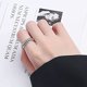 thumbnail image 4 of Ansiedad Anillo Spinner Anillos para Mujeres Hombres Retro Ajustable Fidget Banda Anillos Paz Anillos para Ansiedad Estrés Reliever Boda Promesa JFHHH pequeña, 4 of 5