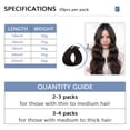 thumbnail image 2 of COOKAYU Tape in Hair Extensions Human Hair Brown 14 Inch Remy Human Hair Tape in Extensions Seamless Tape in Human Hair Extensons Darkest Brown 20 Pieces 3, 2 of 6