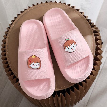 

CoCopeaunt Couples Home Floor Slippers New Fashion Sandals Womens Thick Sole Slippers Soft EVA Non-Slip Ladies Summer Beach Shoes Men