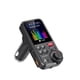thumbnail image 1 of Transmisor FM Bluetooth para automóvil, micrófono fuerte, adaptador Bluetooth para automóvil con pantalla a color de 1.8 "para llamadas manos libres, admite carga QC3.0, reproductor de músic, 1 of 5