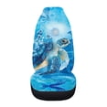 thumbnail image 3 of Uourmeti Colorful Turtle in Floral Sea Auto Seat Cover 1 Piece, Car Seat Cover Polyester Auto Interior Seat Cover Protector Premium for Suv Van Truck, 3 of 6