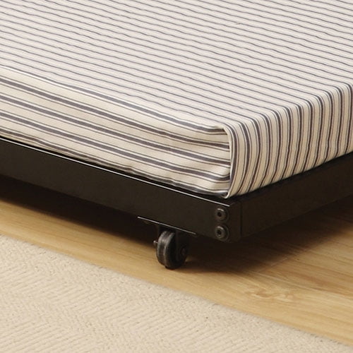 WE Furniture Powder Coated Steel Twin Roll Out ONLY Trundle for