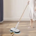 thumbnail image 3 of Electric Mop Cordless, 150 RPM Dual-Spin Floor Mop with 2000mAh Rechargeable Battery, 60+ Mins Runtime, Lightweight 2.3 Lbs, Adjustable Height for Hardwood Tile Laminate Floor Cleaning, 3 of 12