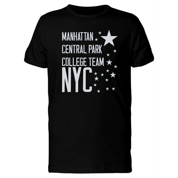 Manhattan Central Park Star T-Shirt Men -Image by Shutterstock, Male Medium