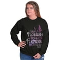 thumbnail image 3 of Flourish Flowers Jesus Christian God Women Plus Size Crewneck Sweatshirt Brisco Brands 3X, 3 of 5
