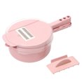 thumbnail image 2 of kcavykas Big Deals Items Vegetable Chopper Multifunctional Food Chopper Multifunctional Vegetable Chopper with Container Vegetable Chopper Garlic Peeler with Cleaning Brush, 2 of 8