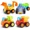 multicolor, variant on Inertia Toy Early Educational Toddler Baby Toy Friction Powered Cars Push and Go Cars Tractor Bulldozer Dumper Cement Mixer Engineering Vehicles Toys for Children Boys Girls Kids Gift 4PCS
