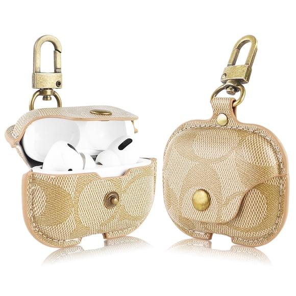 Funda para AirPods Pro de segunda y primera generación, de piel, a prueba de golpes