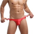 thumbnail image 2 of Men's Low-Rise Solid Color Highly Breathable Briefs, 2 of 6